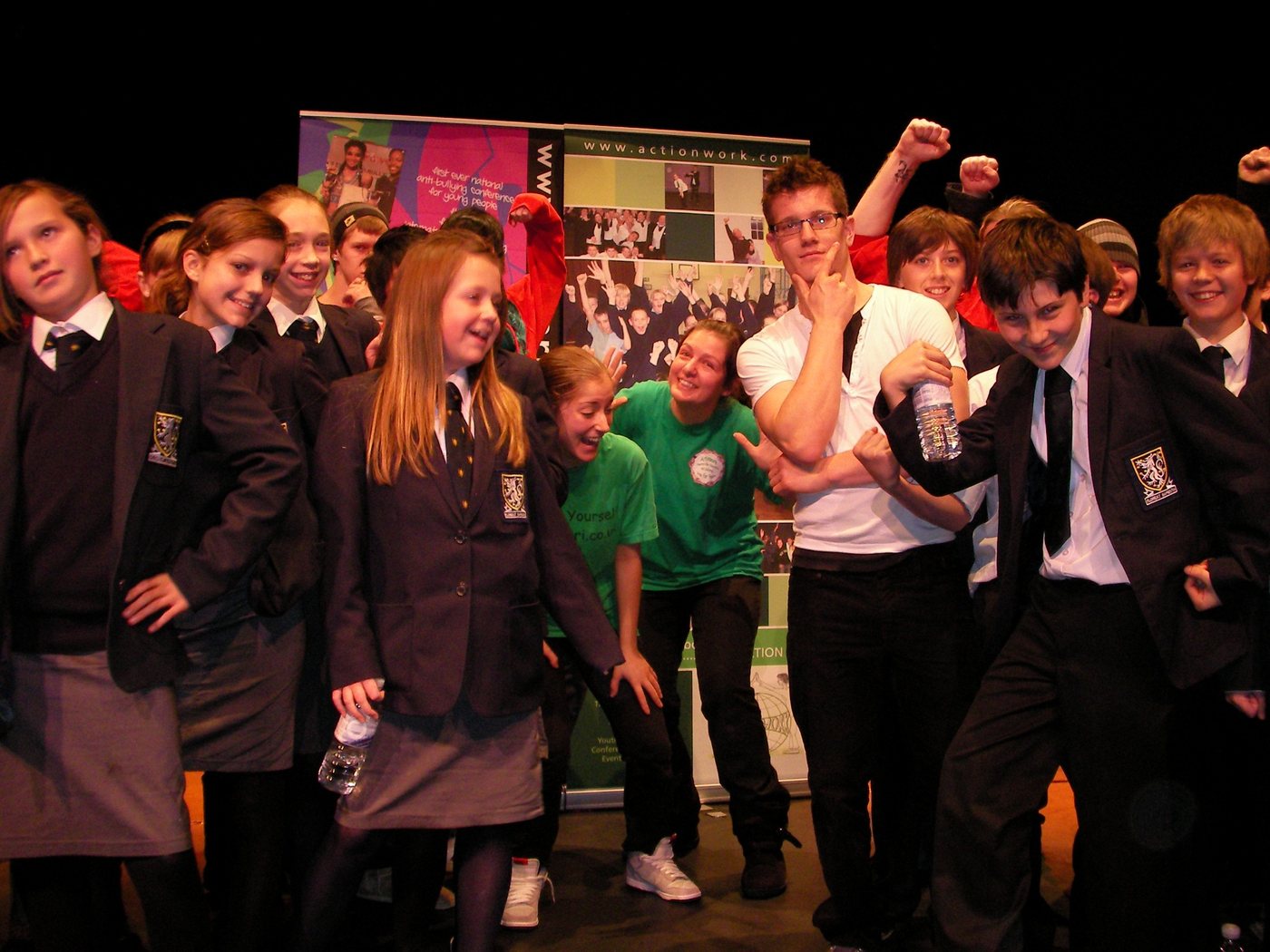 Young people taking part in an External Peer Support workshop