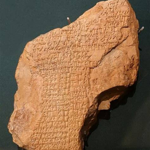 Cuneiform tablet fragment from the Sumerian School Days tale