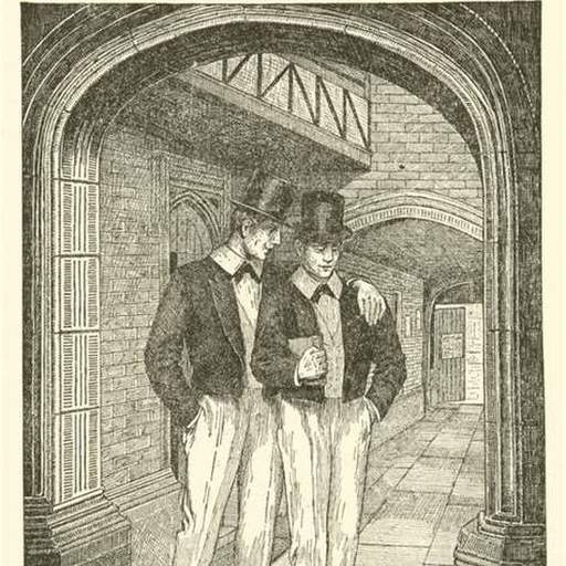 Nineteenth-century illustration from Tom Brown's School Days